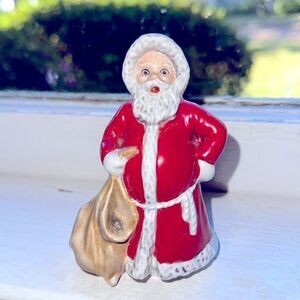 Vintage 1975 Goebel Santa Claus Christmas Figurine Ceramic W. Germany
